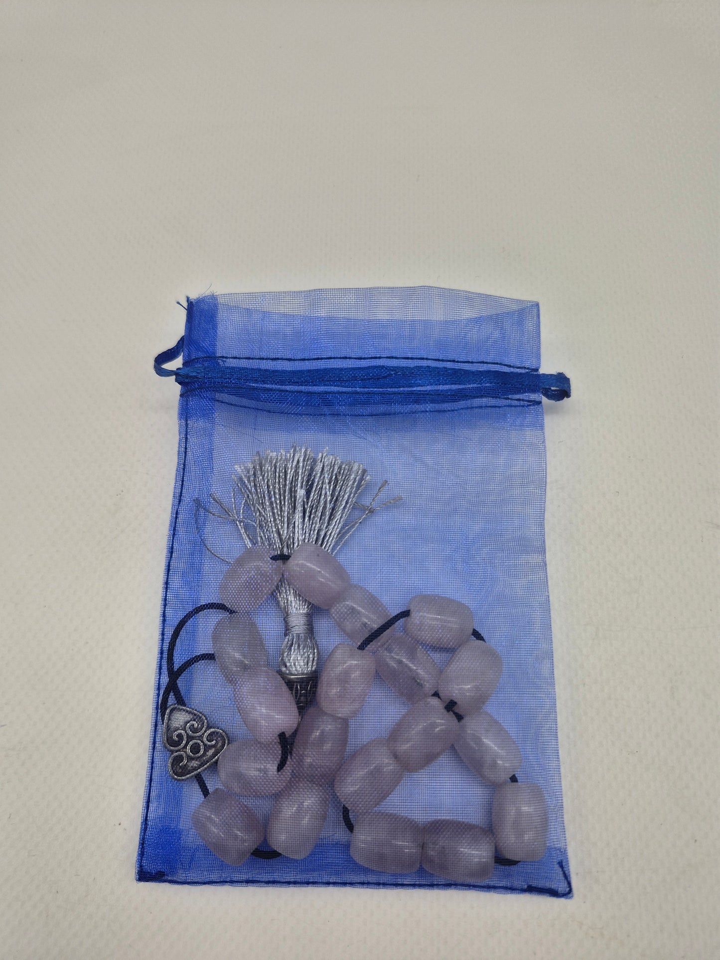Rose Quartz Crystal Handmade Worry beads - Greek kompoloi