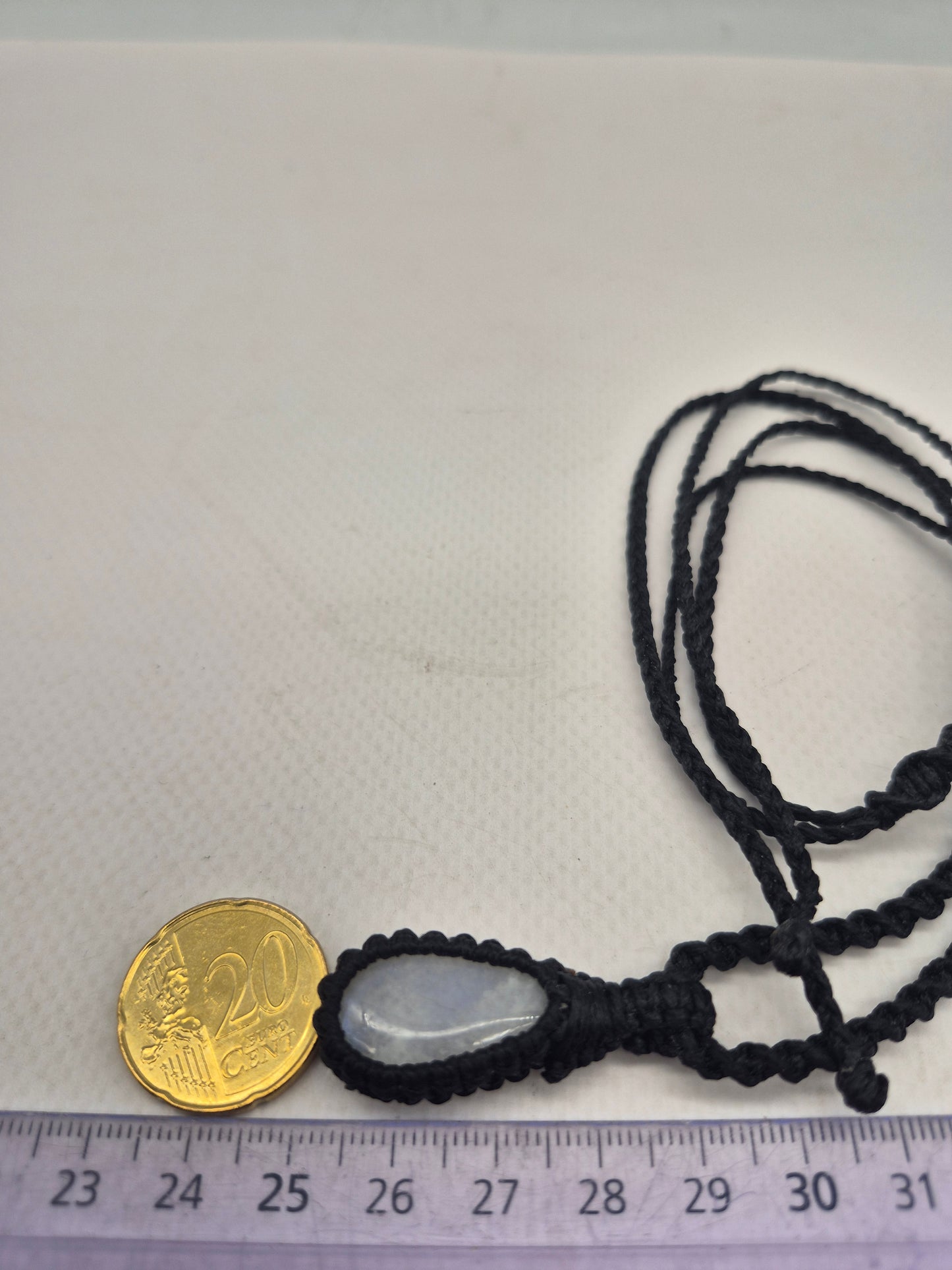 Moonstone Handmade Wrapped Macrame Necklace - Healing Stone