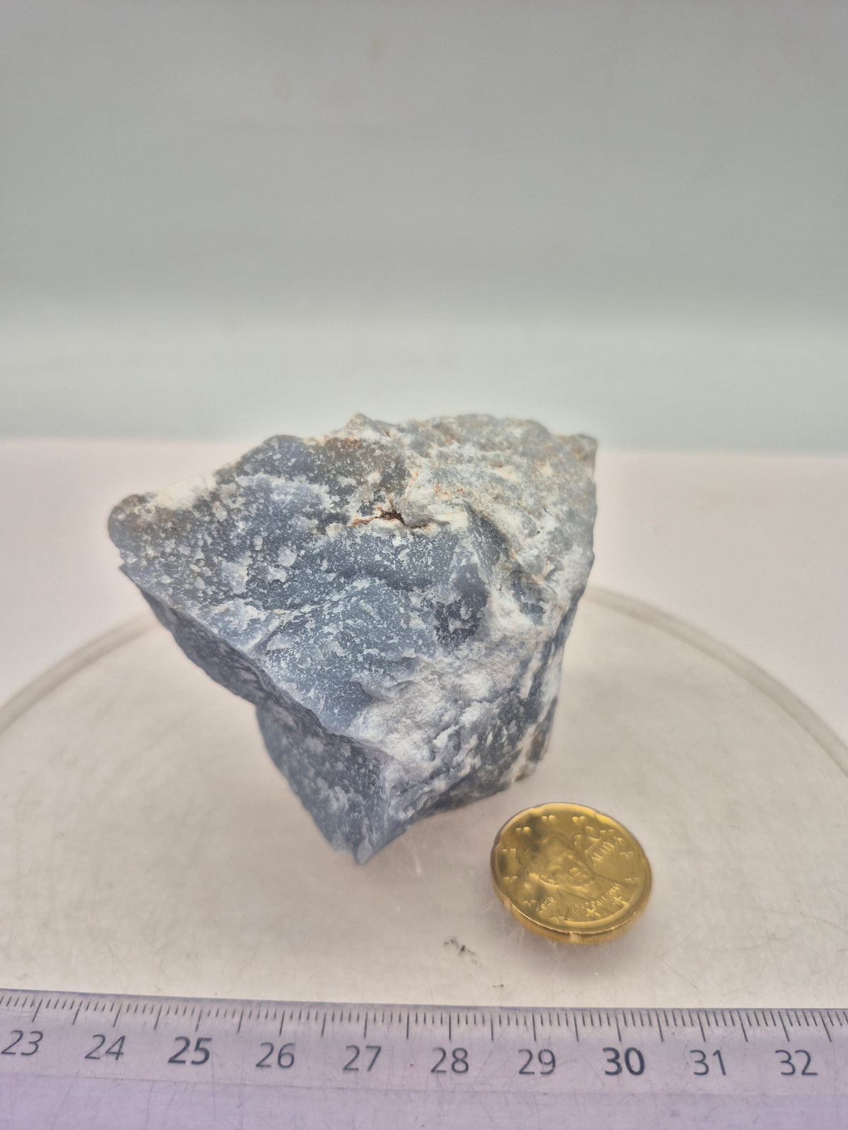 Raw Angelite Mineral Stone - Healing - Communication with our Angel Guides