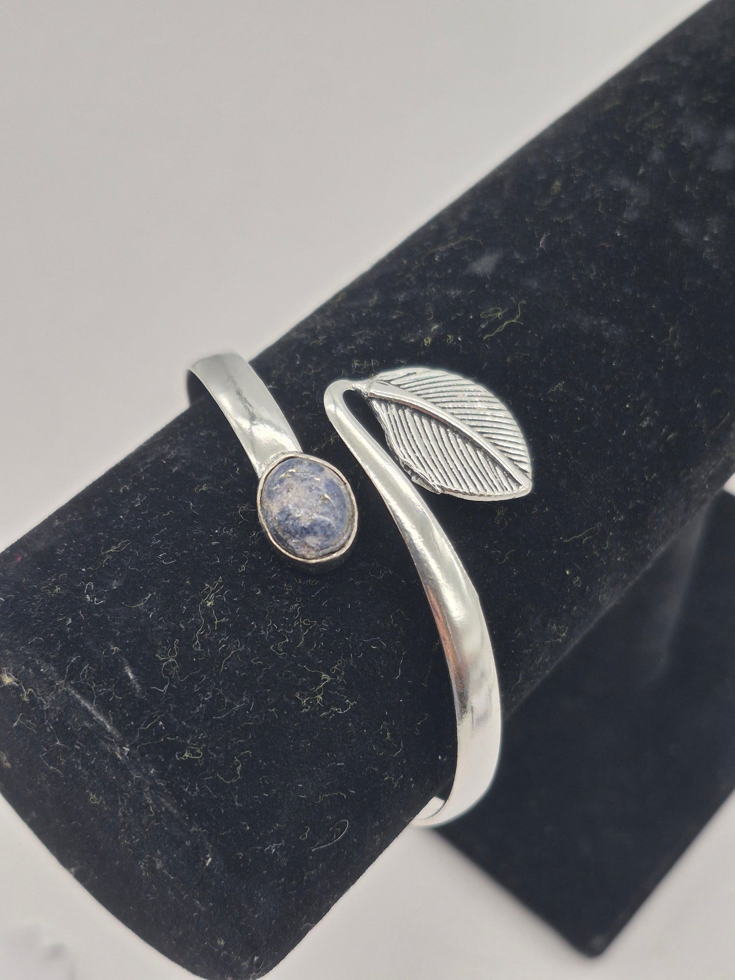 Lapis Lazuli Silver Plated Adjustable Bracelet