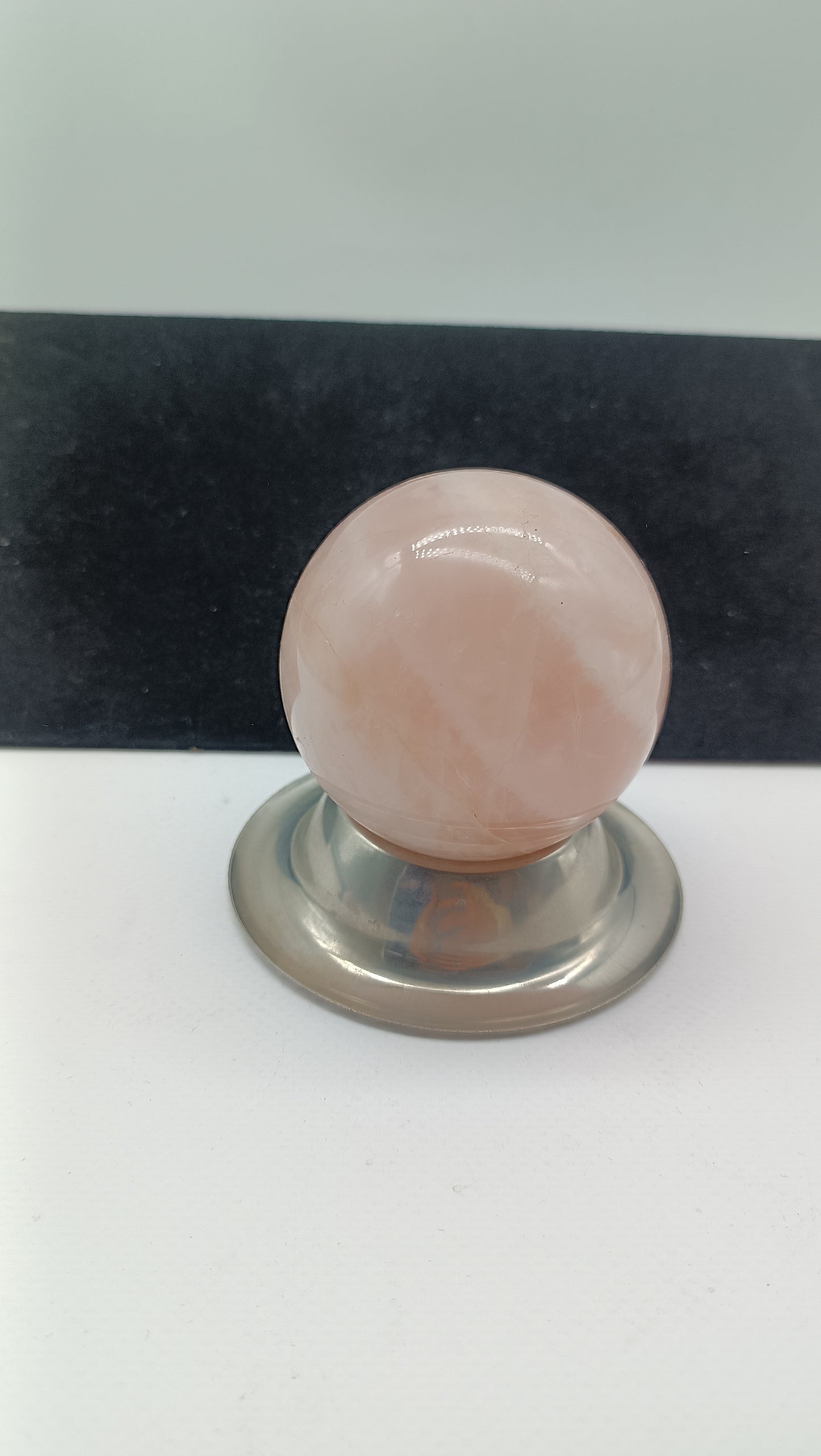 Rosenquarz-Kristallkugel ~ perfekt für Kristallheilung, Kristallraster, Kristallkugel ~ Metaphysische Heilung, Meditation