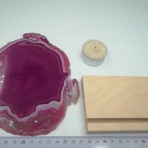 Agate, Natural Pink Agate Slice Coaster, Agate Slice For Home Decoration, Bohemian Agate, Finding Coaster