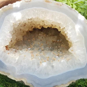 AMAZING Agate and Quartz Crystal Geody Cave for Home Decor and Feng Shui purposes