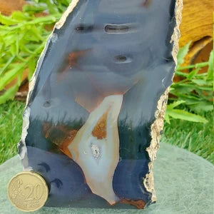 Natural Geode Agate Mineral Stone - Home Decor