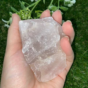 Pink Quartz Raw Stone - Amazing Collector's Piece - Extra Quality Rough Crystal