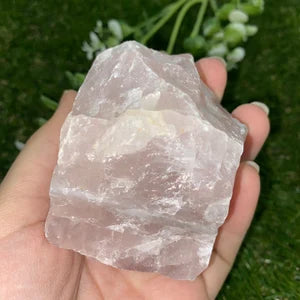 Pink Quartz Rough Crystal- Rose Quartz Rough Stone- Beautiful Pink Crystal for Home Decor Amazing Collector's Piece Extra Quality Crystal