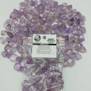 Amethyst Tumbled Crystals, Polished Minerals Lot, Bulk Gemstones