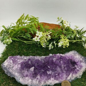 Collector's Amethyst Rough Mineral Piece - Home Decor