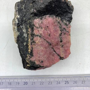 Rhodonite Natural Rough Crystal Mineral- Crystal Specimen for Collection