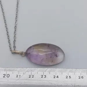 Ametrine Crystal Necklace Silver 925 Hook