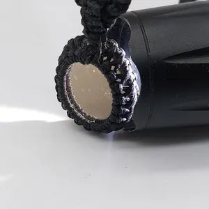 Smoked Quartz Macrame Necklace