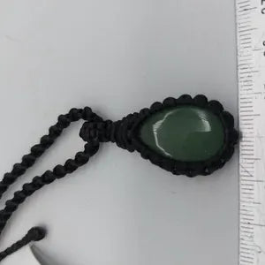 Green Aventurine Macrame Necklace