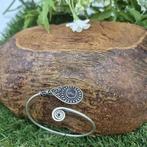 Amethyst Silver Plated Adjustable Bracelet for Women