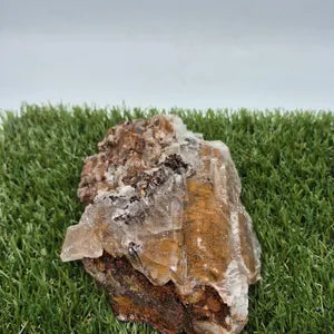 Selenite with Iron Oxidation – Raw Greek Crystal, Rare Mineral Specimen