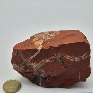 Raw Red African Jasper Crystal Specimen | Grounding & Strength Stone