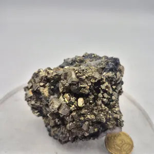 Galena Pyrite Cluster | Bulgarian Mineral Specimen
