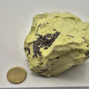 Raw Serpentine Galena Crystal | Healing Stone for Grounding & Protection