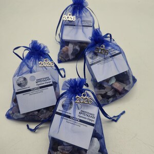 Crystal Talisman Pouch – 100g Chakra Healing Stones Set