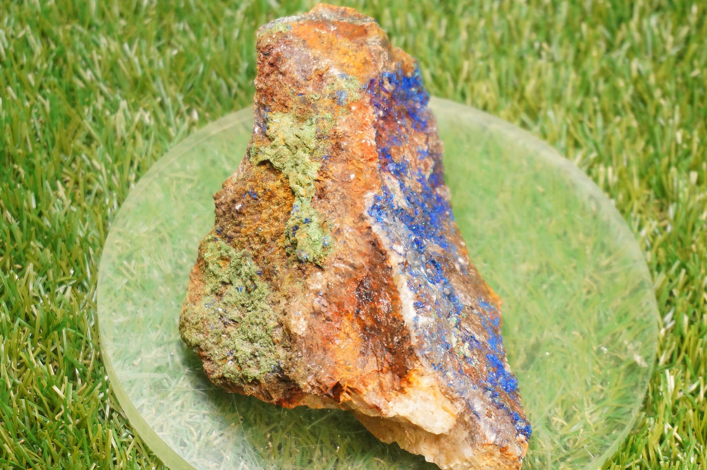 Crystal greece malachite azurite collection  Stone Spirit Healing Power Gift Decoration Protection