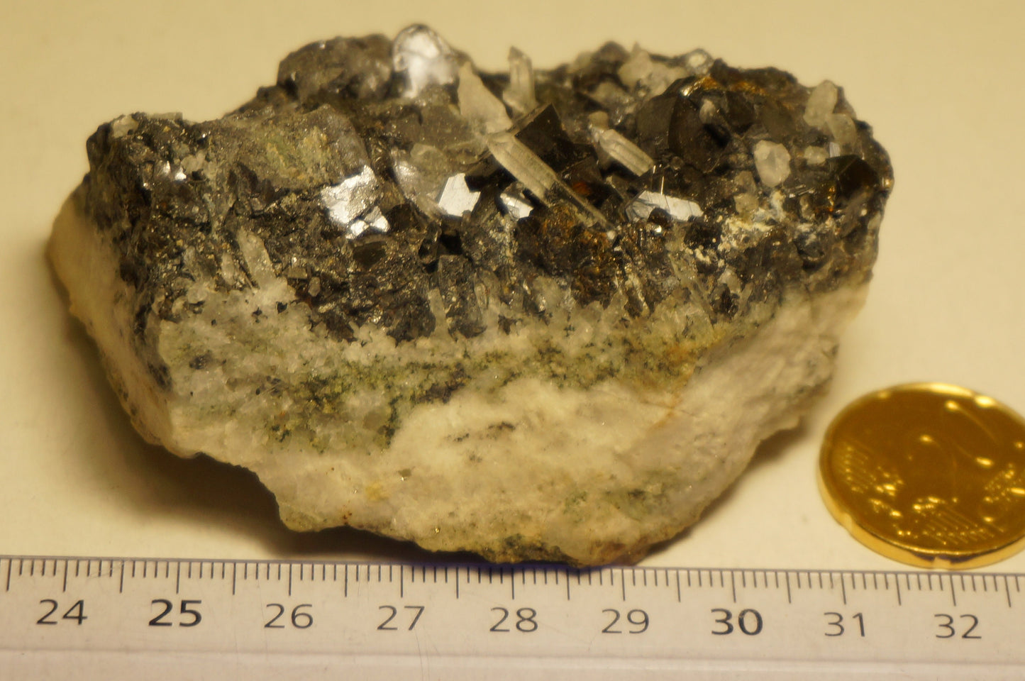 Natural Galena cubes with Quartz and Calcite - Amazing Collector's Piece Extra Quality