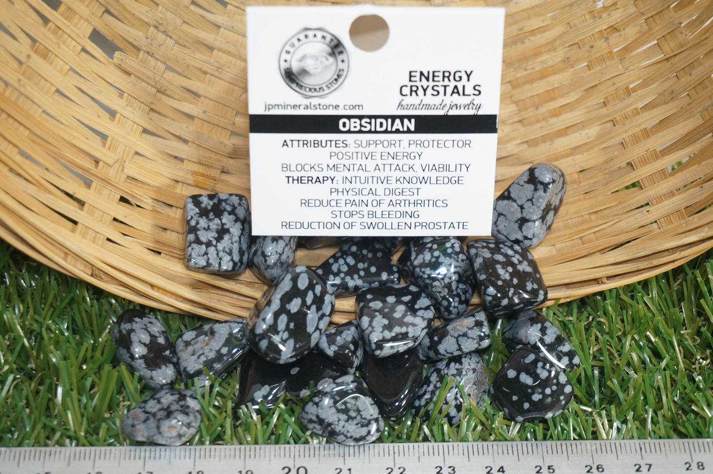 Natural Obsidian specimen- Healing Stone- Chakras Reiki