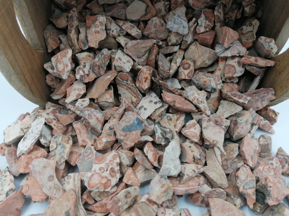 Jasper Crystal Chips, Tumbled Healing Gemstone, New Age Rough Semi-Precious Rocks