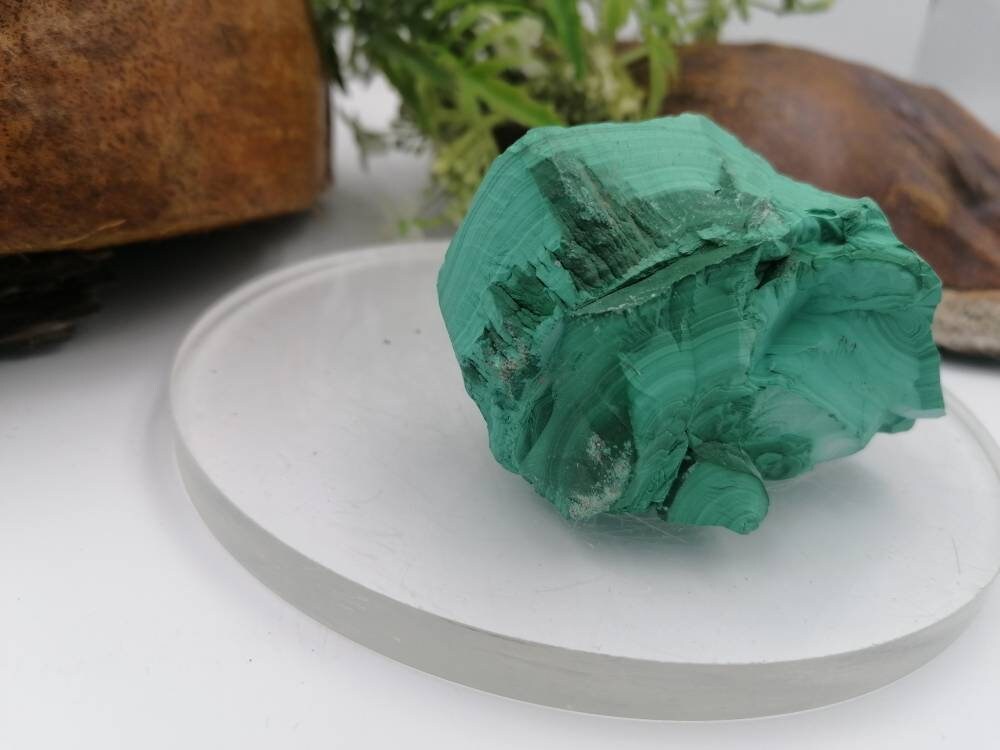 Malachite Kongo Collection Piece Protection Mineral Stone Gift Idea Birtstone