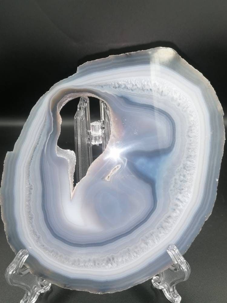 Large Agate, Natural White Agate Slice Coaster, Agate Slice For Home Decoration, Bohemian Agate, Finding Coaster