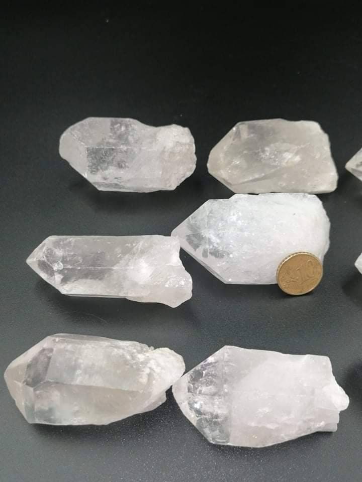 Clear Quartz Raw Crystal Point | Natural Rough Stone | Spiritual Healing | Clear Quartz Tumbled Stones | Healing crystal