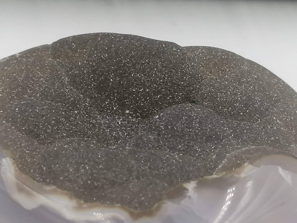 Agate with Quartz Botroidal Heart Shaped Stone Crystal,Brazilian stone Rough, Protection Healing, Cluster stone,Magic Power, Decoration