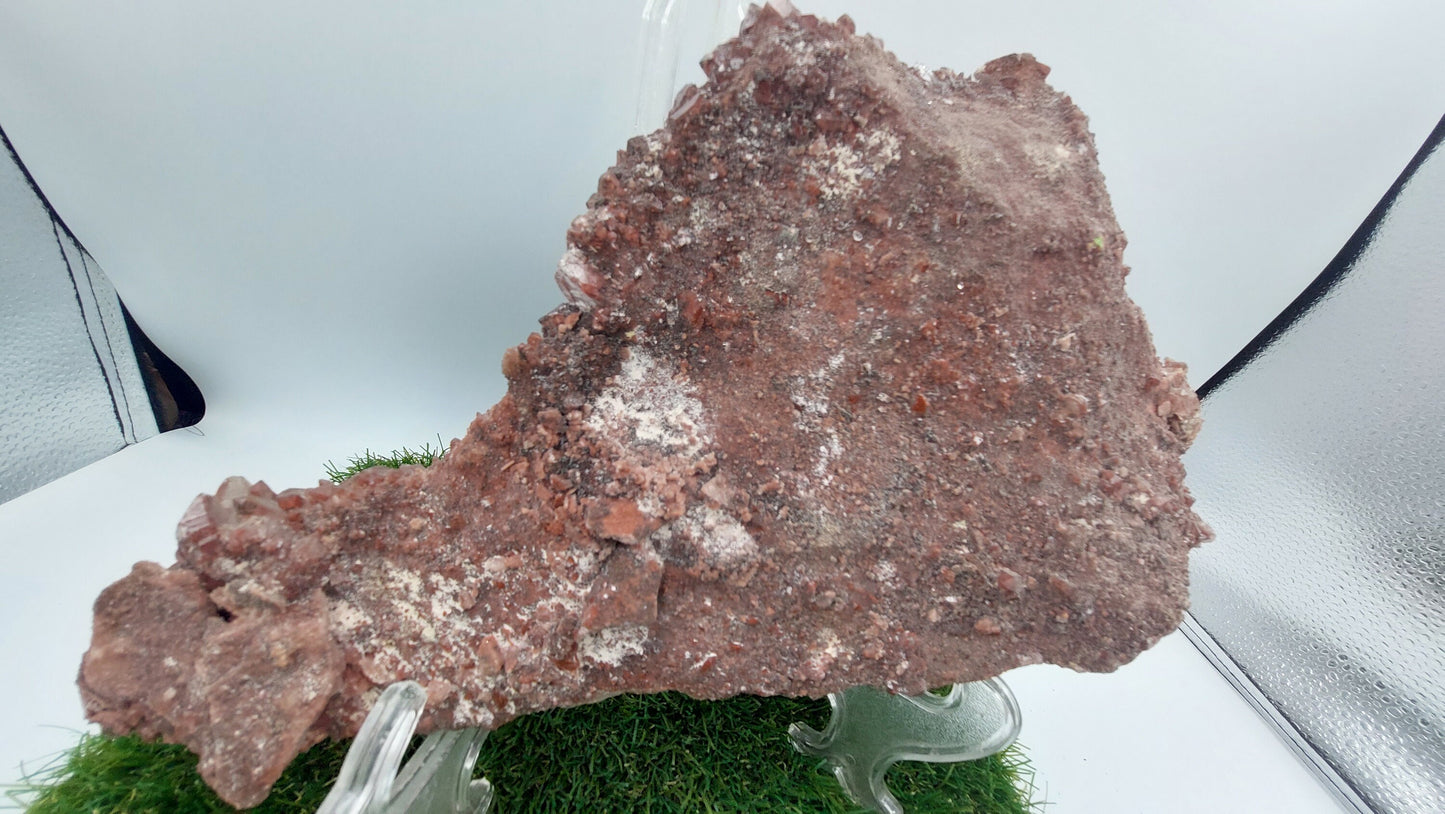 RARE Red Quartz with Hematite Oxidation EST.1970 - FROM Reunion Orange River Namimbia