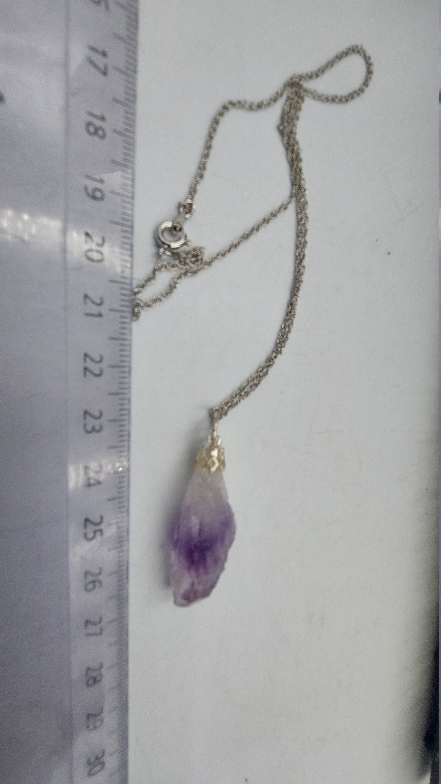 Amethyst Crystal Necklace