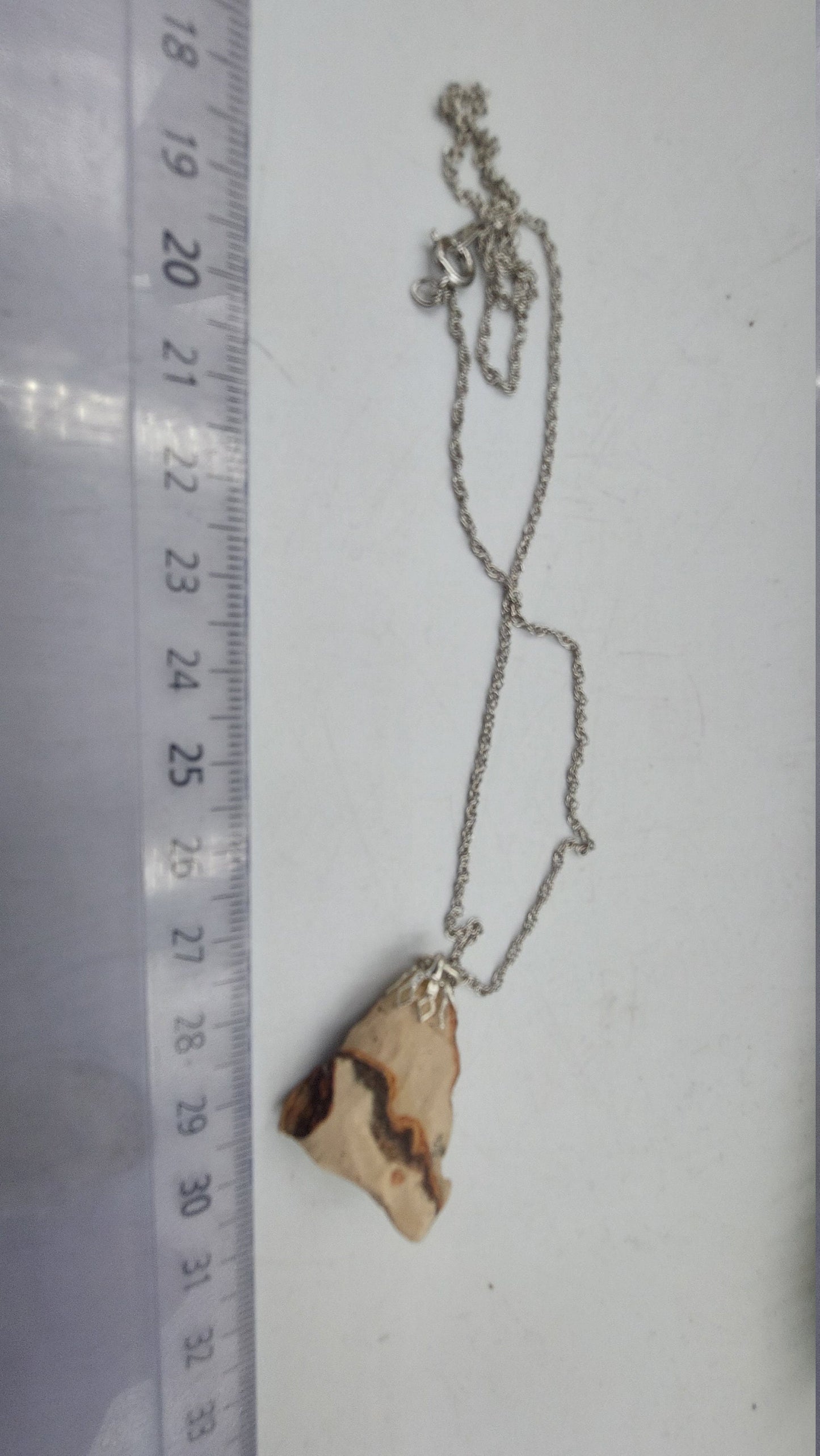 Natural Jasper Leopard Sterling Steel Necklace Healing Crystal Accessories Brown Zodiac Mineral Stone