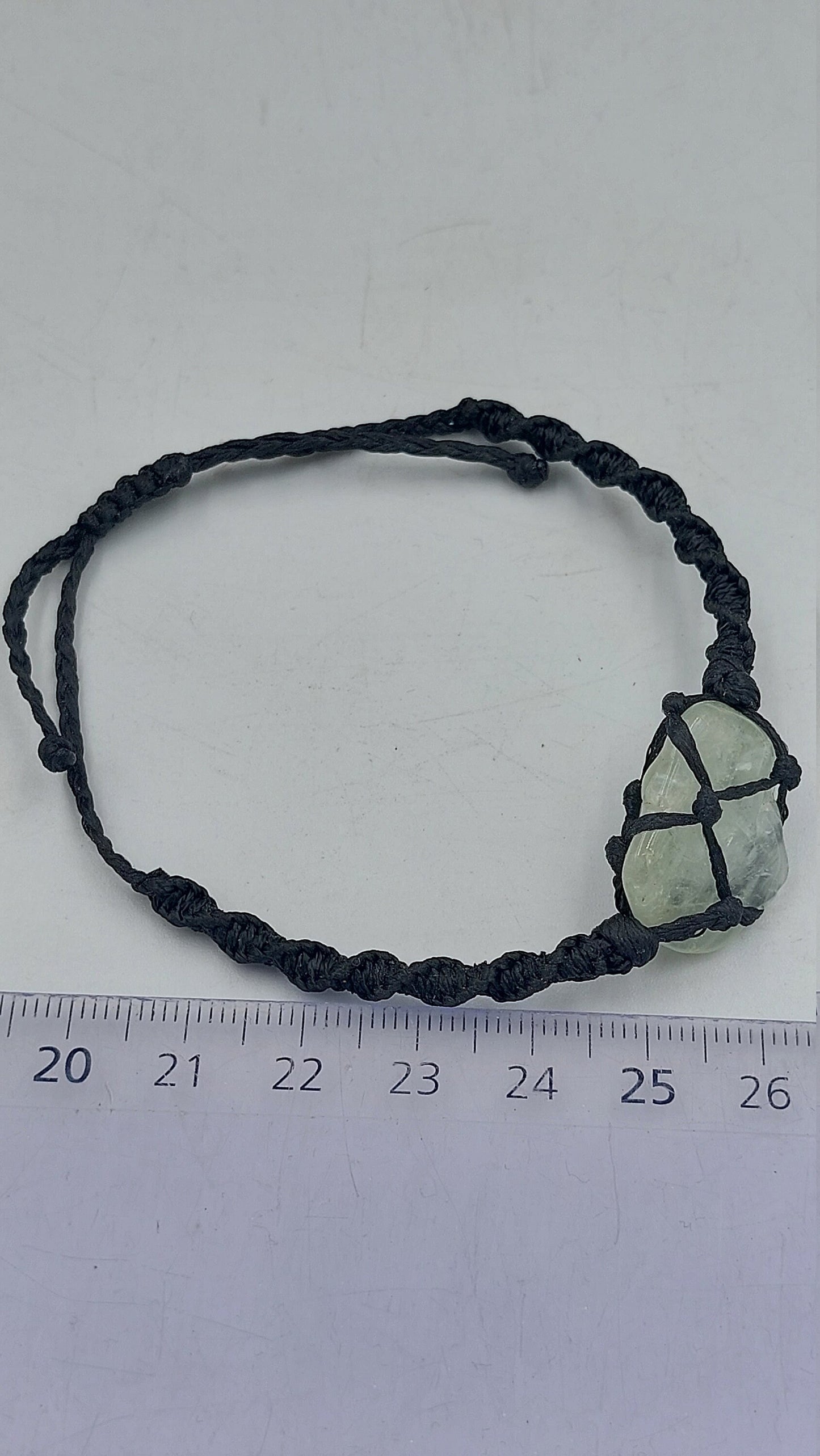 Natural Aqua Marine Handmade Wrap It Macrame Bracelet Healing Crystal Accessories Zodiac Mineral Stone