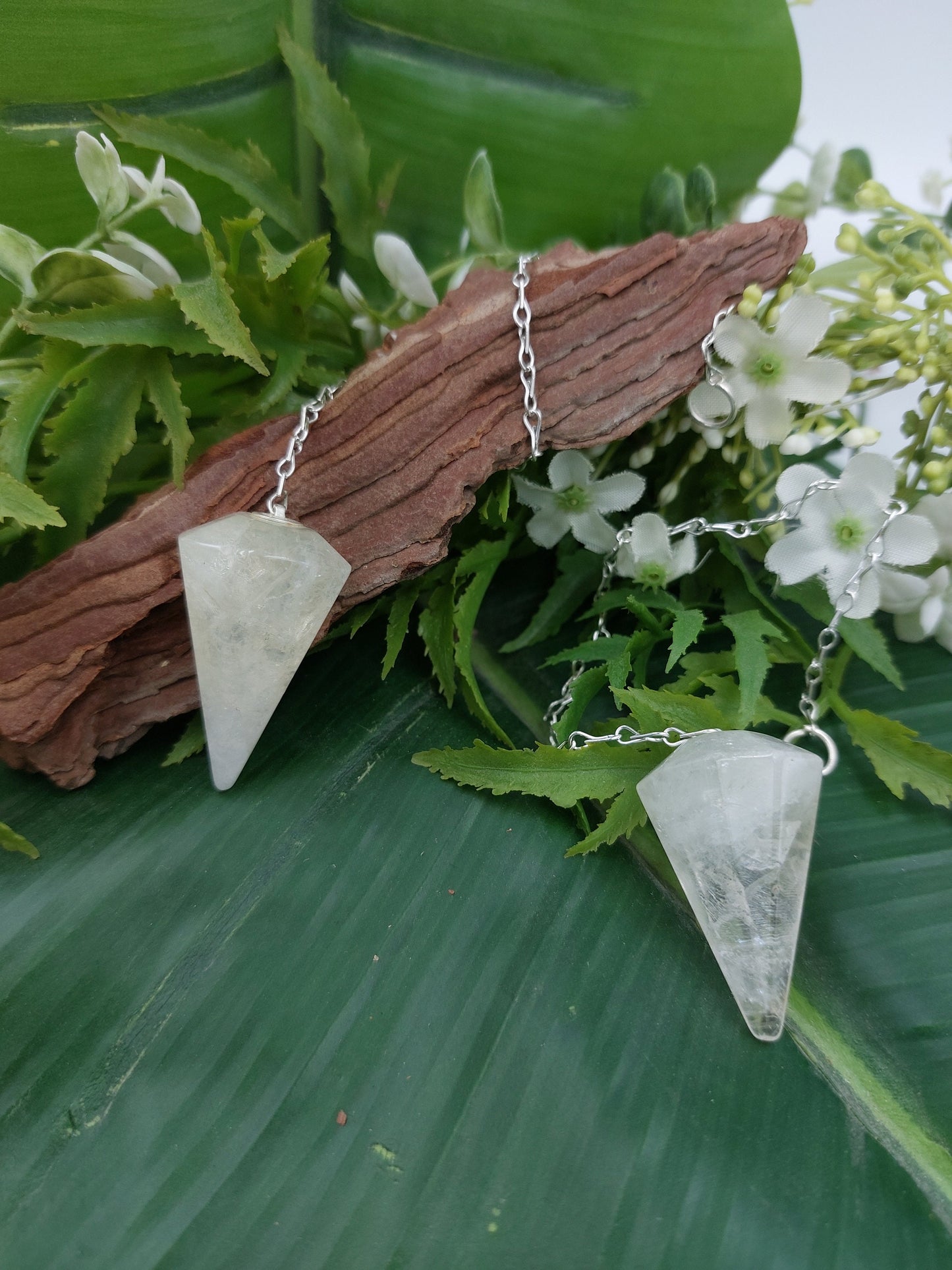 Citrine Pendulum Healing Crystal Accessories Zodiac Mineral Stone