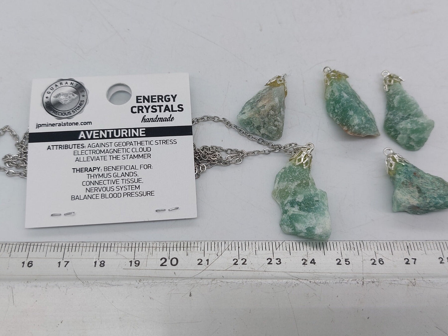 Natural Aventurine Crystal Necklace