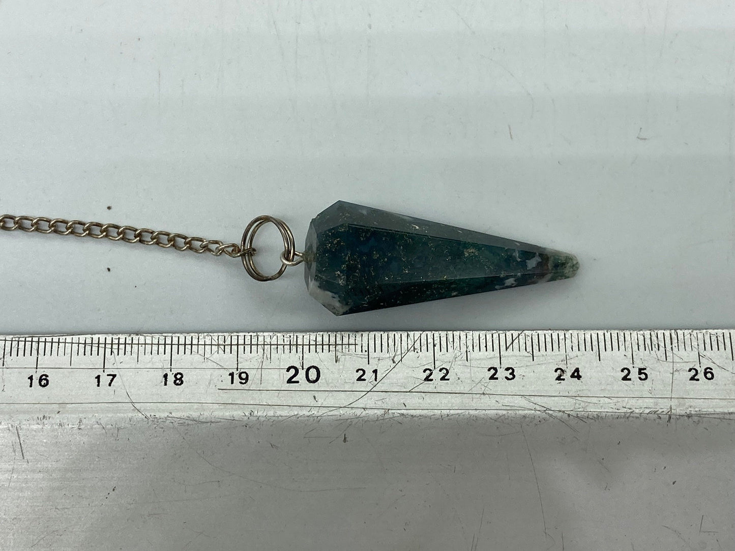 Moss Agate Pendulum