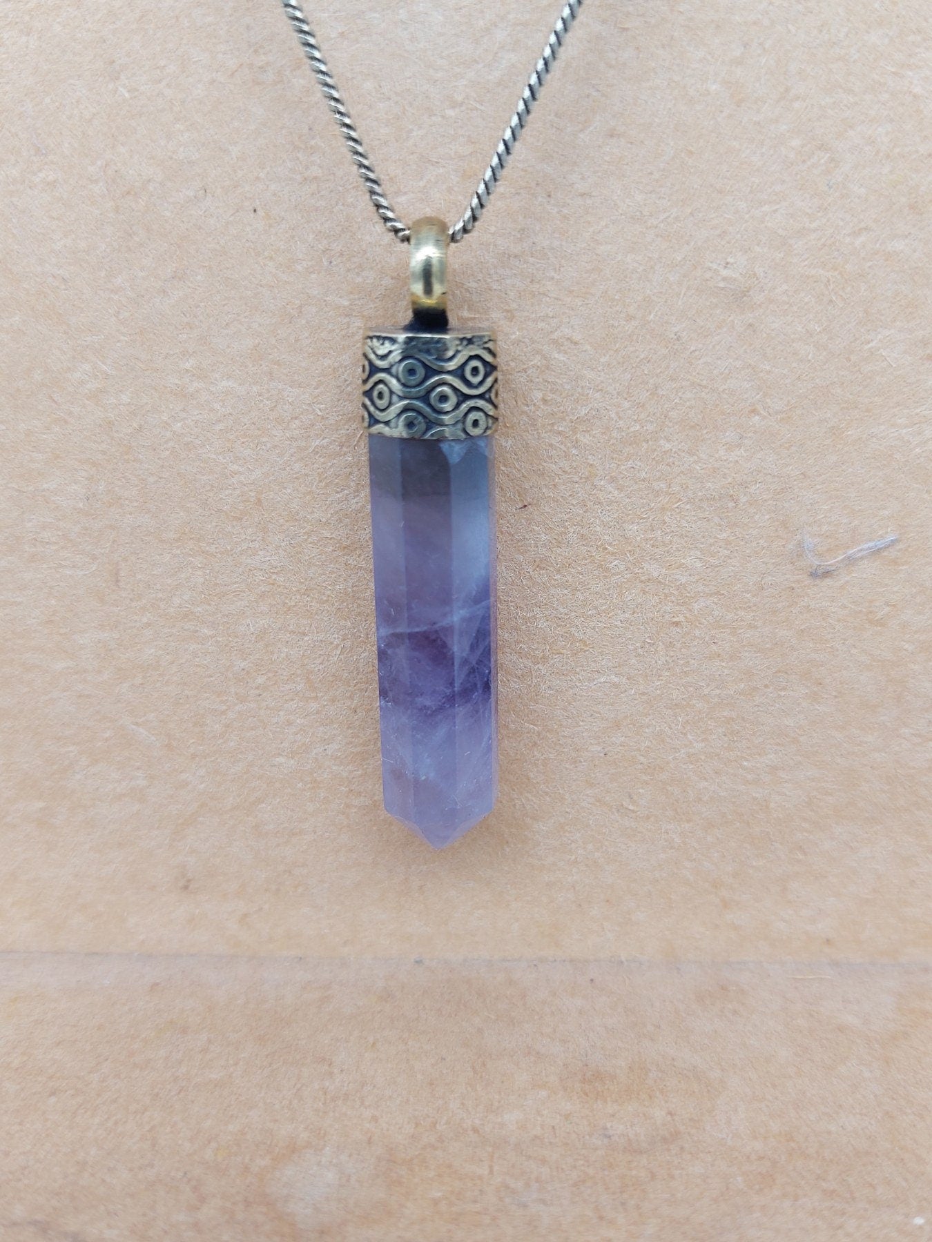 Amethyst Point Crystal Necklace