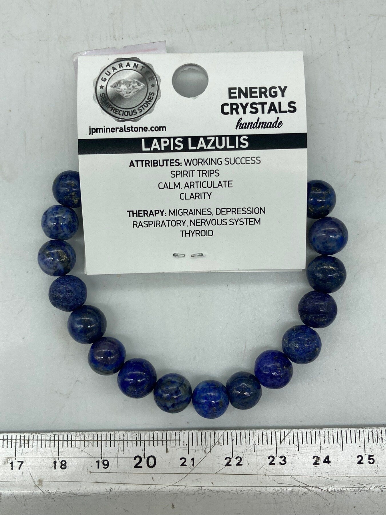 Lapis Lazuli Natural Crystal 8MM Beads Bracelets, Wrist Bracelet, Strechy Bracelet, Beaded Bracelet, Hand Made Gift, Crystal Bracelet