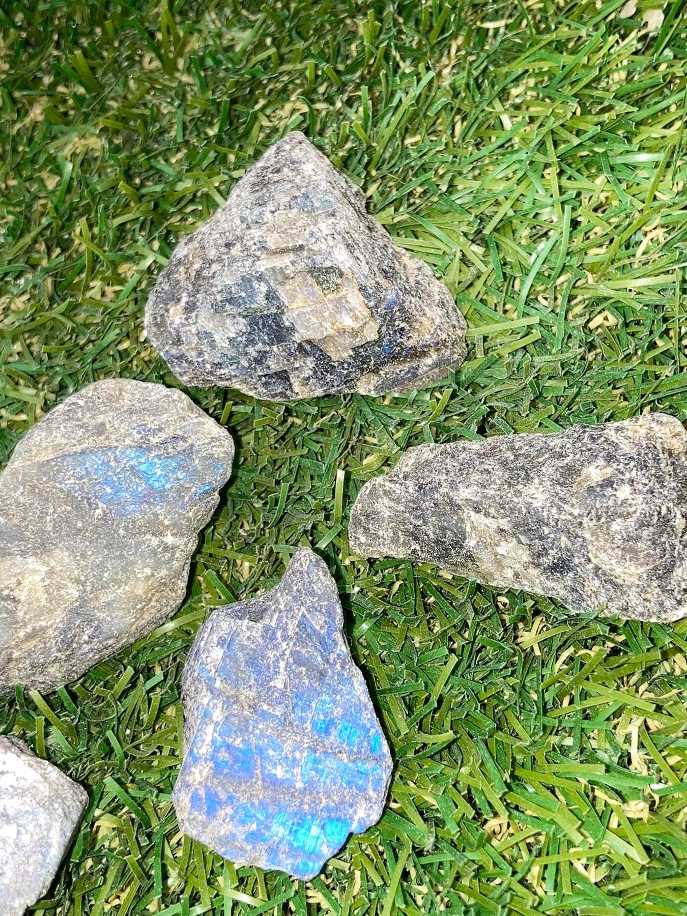 Natural Labradorite Rough Crystal Lot