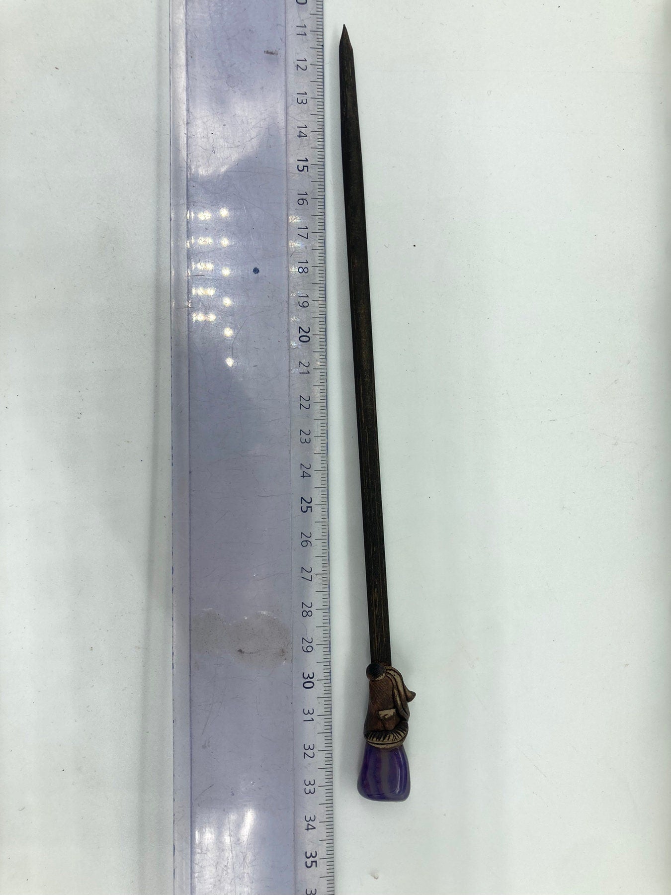 Natural Crystal Purple Agate Wand -Fairy wand-Wizard wand-Nature Wand Healing Crystal Zodiac Mineral Stone