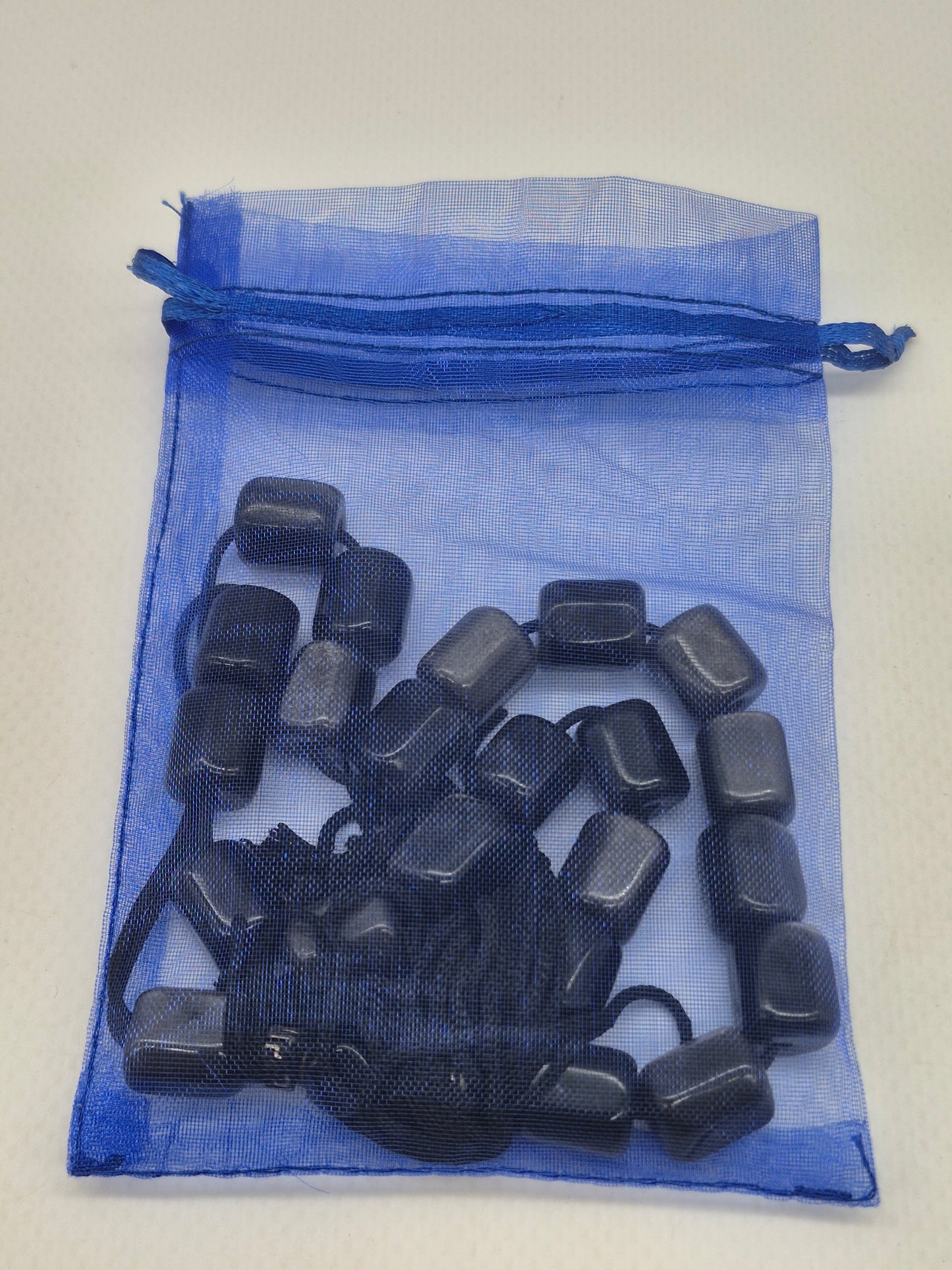 Silver Sheen Obsidian Handmade Worry beads - Greek kompoloi