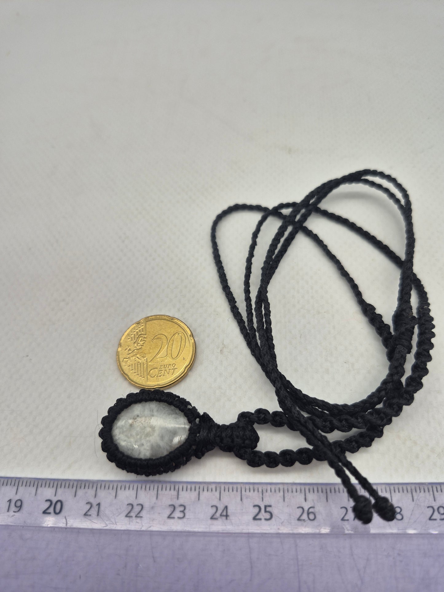 Moonstone Handmade Wrapped Macrame Necklace - Healing Stone