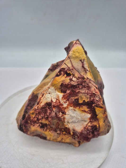 Natural Raw Mookaite Jasper Piece, Collection Zodiac Mineral Stone