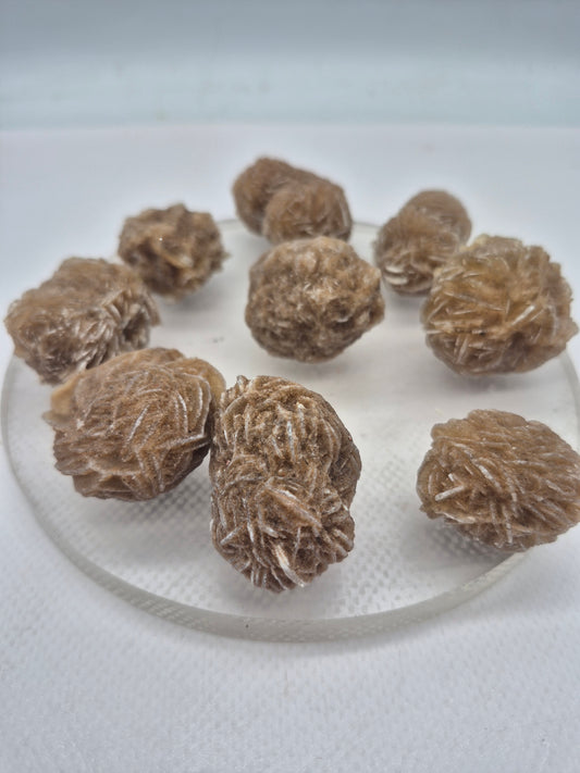 Desert Rose Selenite Crystal, Gypsum Crystal Mineral Specimen, Sand Rose Desert Stone for Clarity and Protection