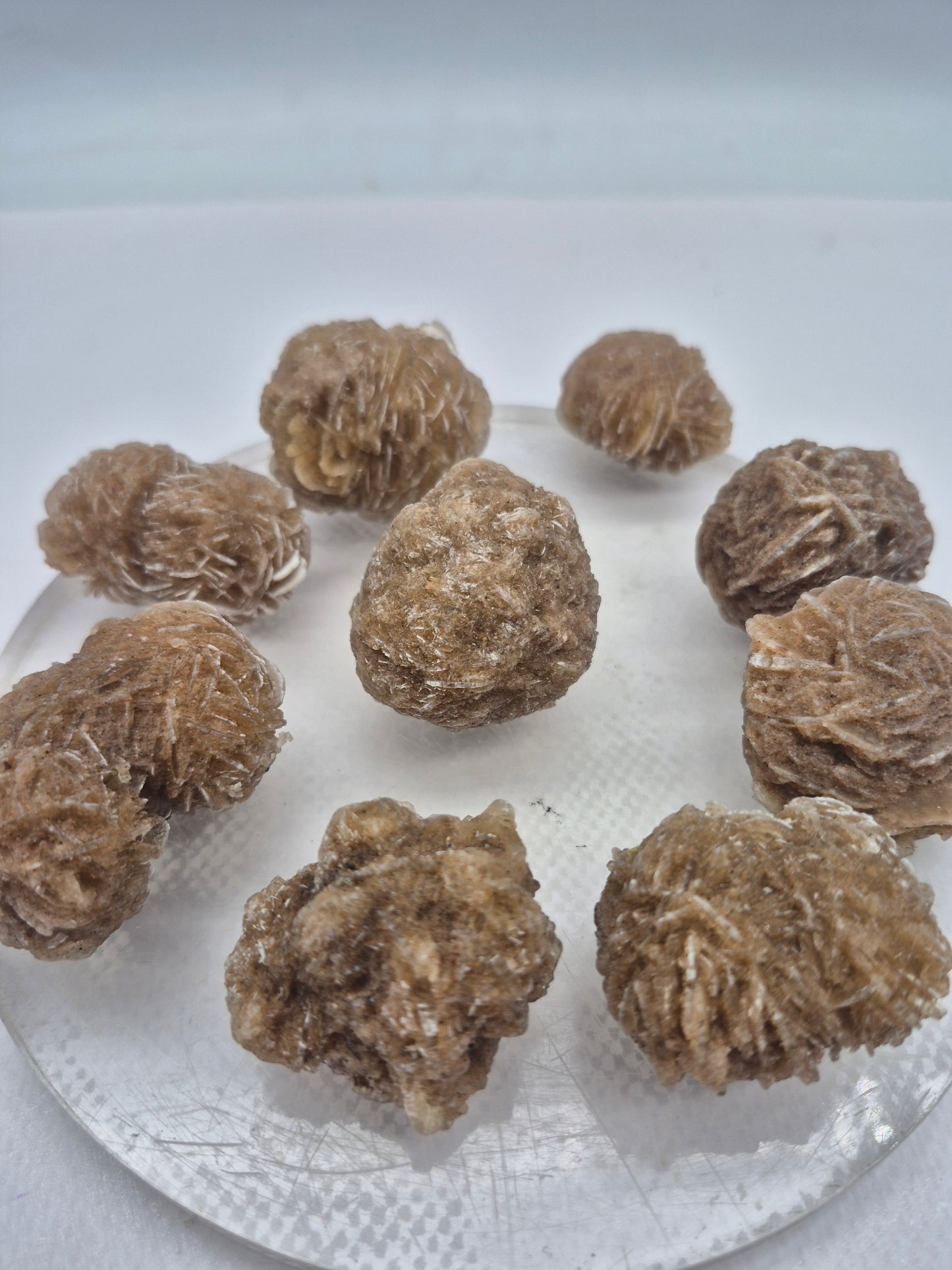 Desert Rose Selenite Crystal, Gypsum Crystal Mineral Specimen, Sand Rose Desert Stone for Clarity and Protection