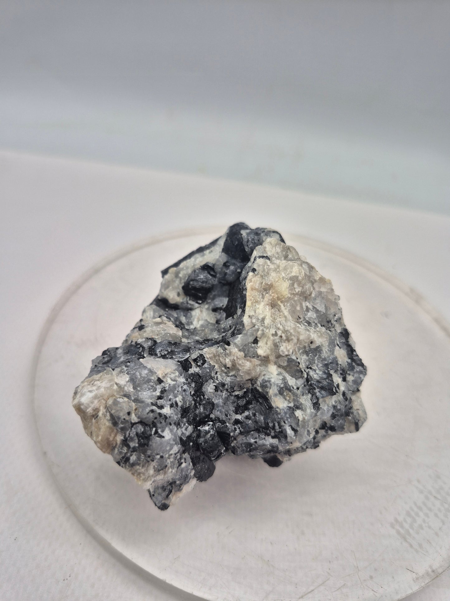 Raw Quartz with Black Tourmaline | Protection & Cleansing Crystal
