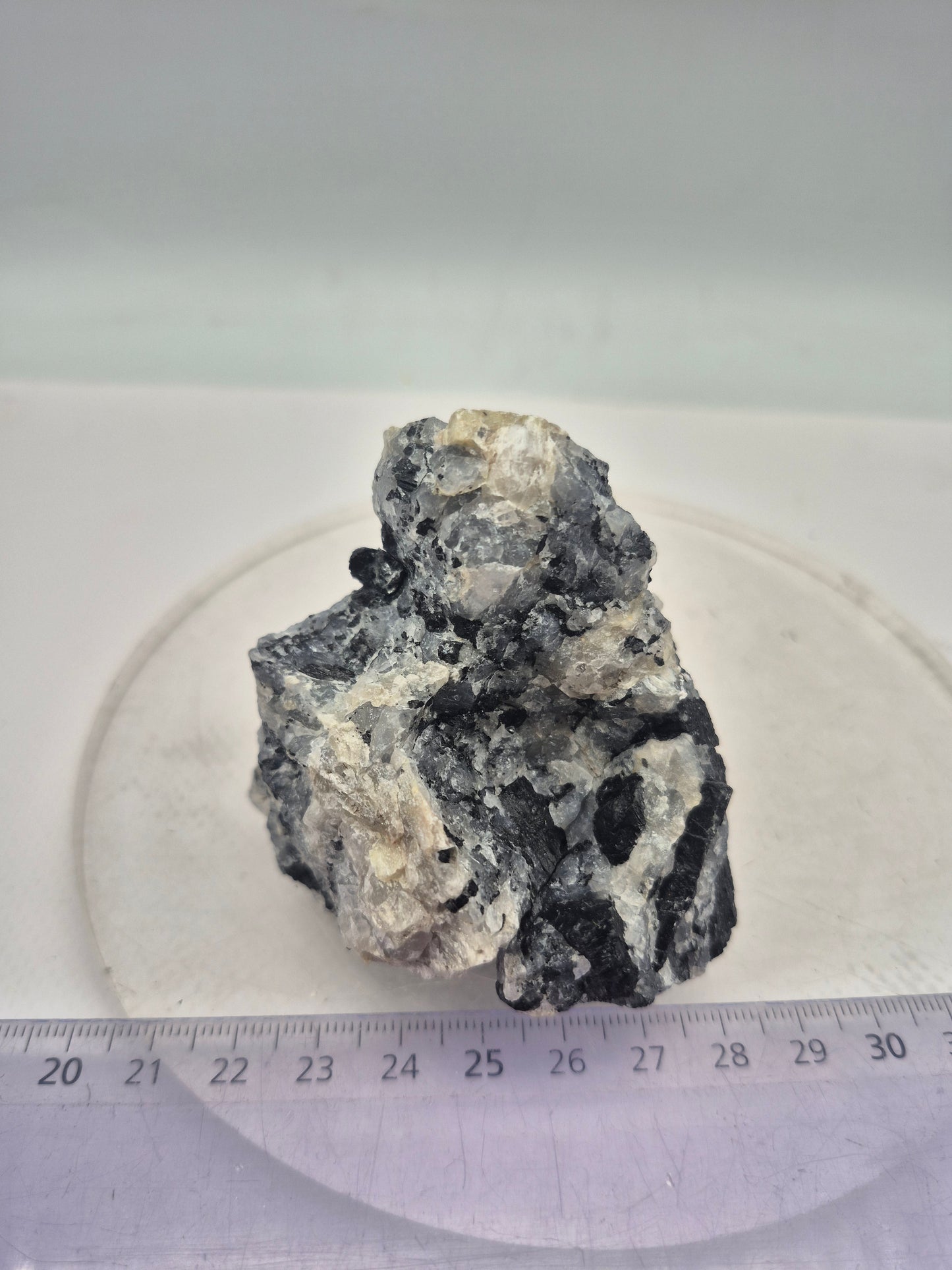 Raw Quartz with Black Tourmaline | Protection & Cleansing Crystal