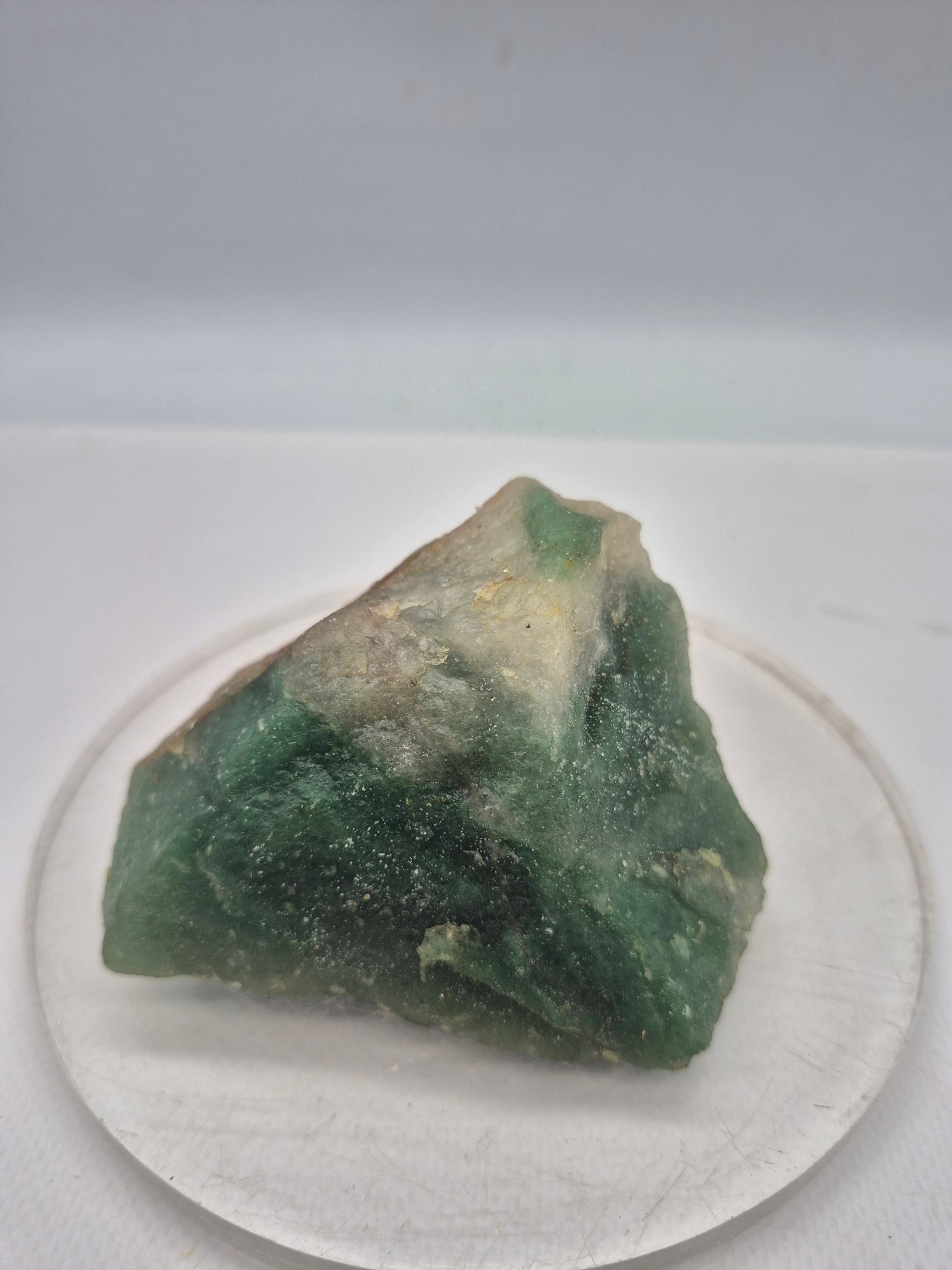 Raw Green Aventurine Crystal: Luck Stone, Heart Chakra Healing