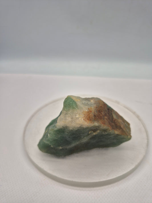 Raw Green Aventurine Crystal: Luck Stone, Heart Chakra Healing